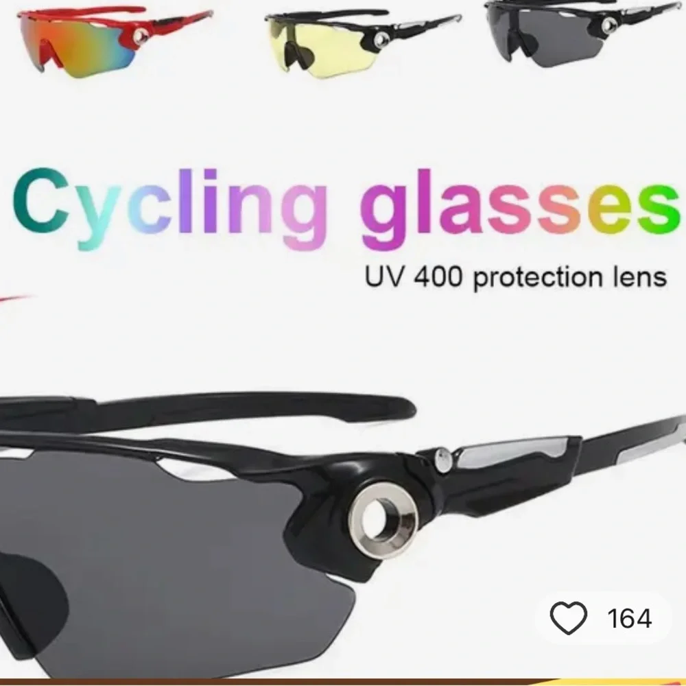 White Unisex Mens Women’s Polarized Cycling Sunglasses Glasses